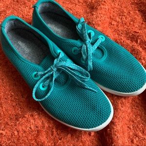 Limited edition teal blue allbirds sneakers